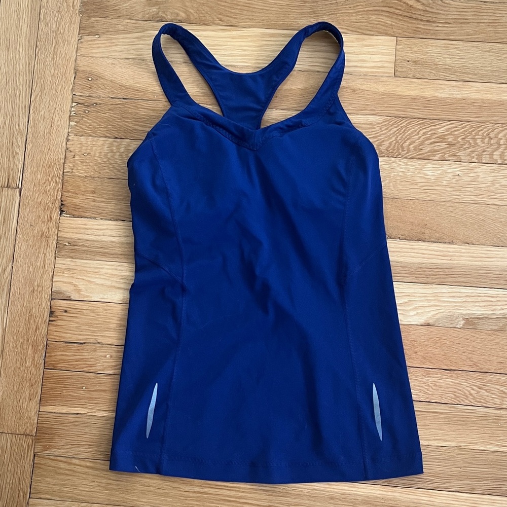 Under Armour Royal Blue Logo Athletic Tank